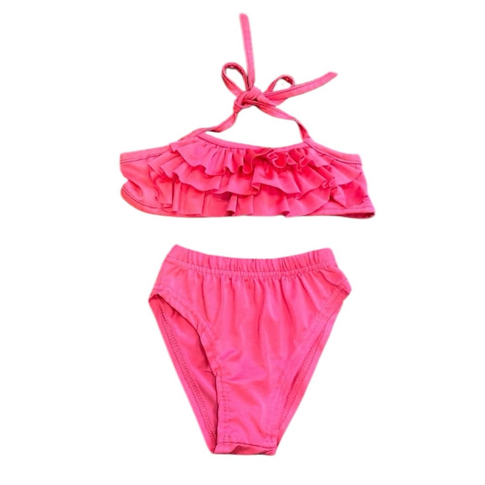 Neon Pink Toddler Bikini Set